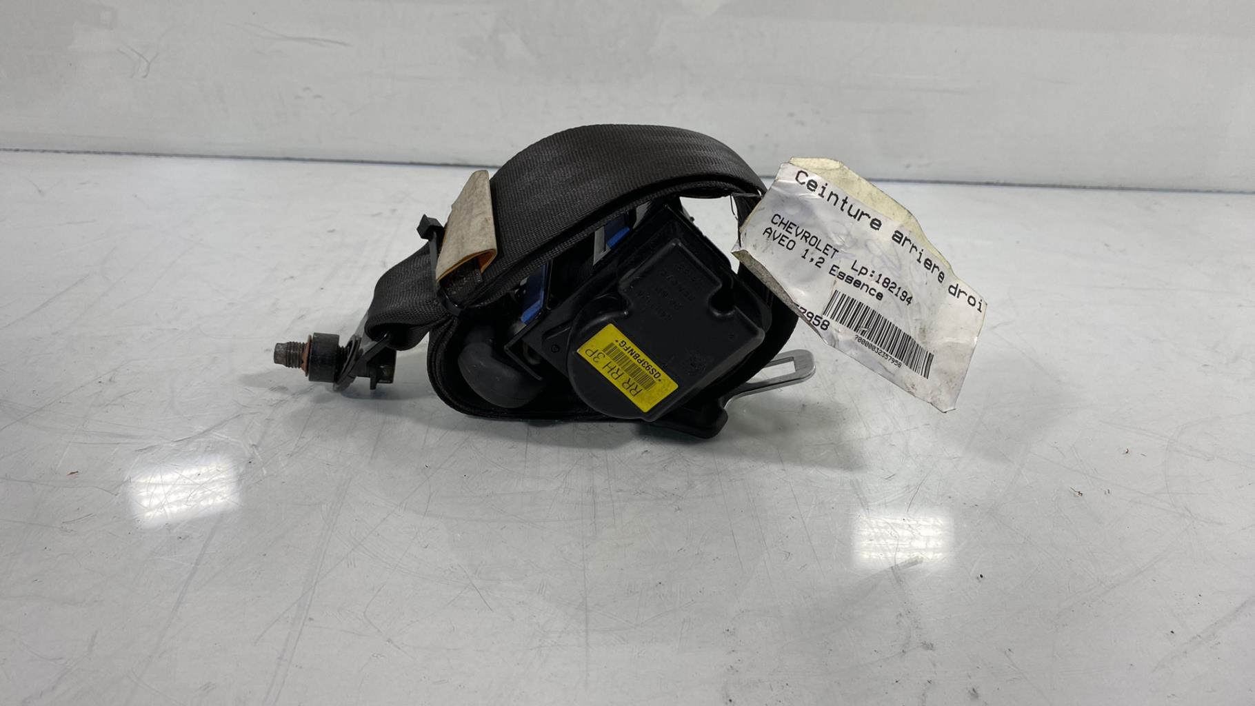 Cintura di sicurezza posteriore destra CHEVROLET AVEO 1 Gasolina - 1