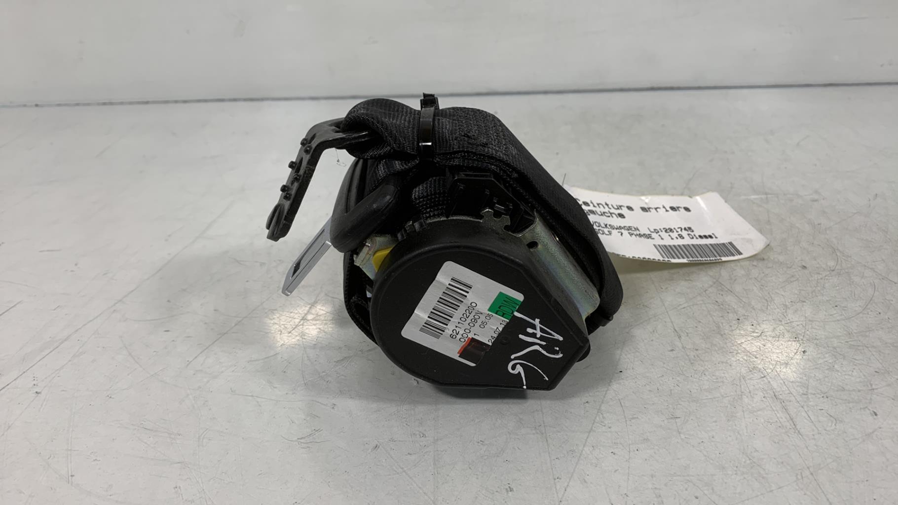 Cintura di sicurezza posteriore sinistra VOLKSWAGEN GOLF 7 PHASE 1 Diésel - 1