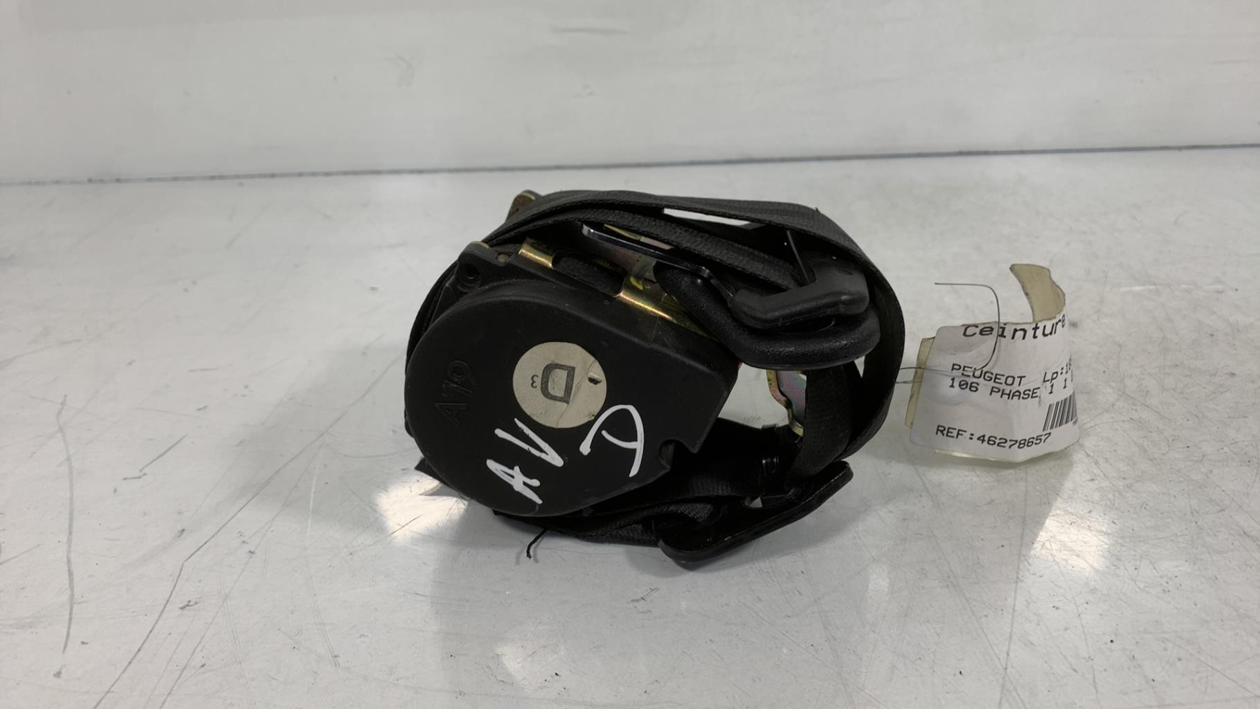 Cintura di sicurezza anteriore destra PEUGEOT 106 PHASE 1 Gasolina - 1