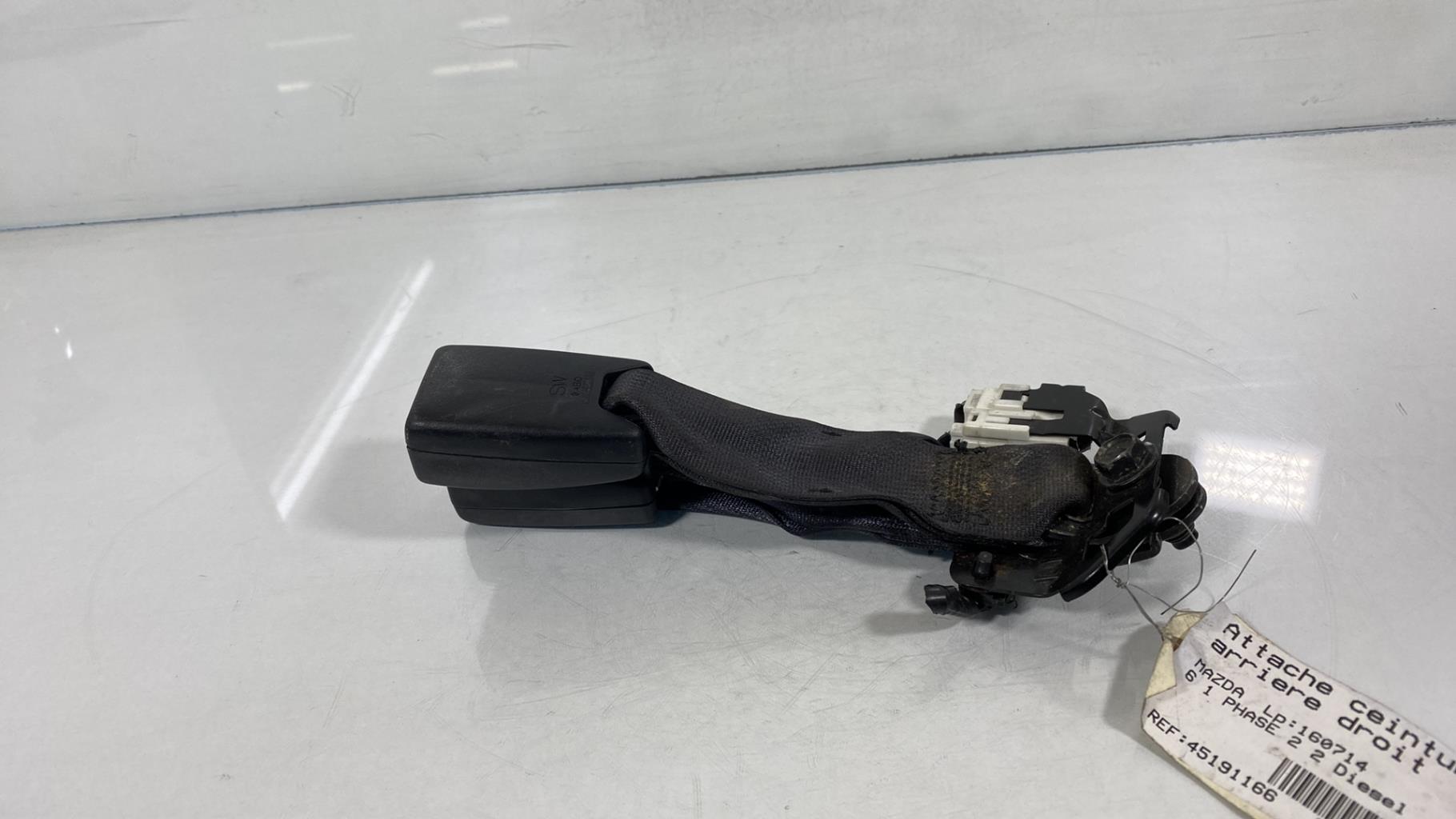 Aggancio cintura sicurezza posteriore destro MAZDA 6 1 PHASE 2 Diésel - 1