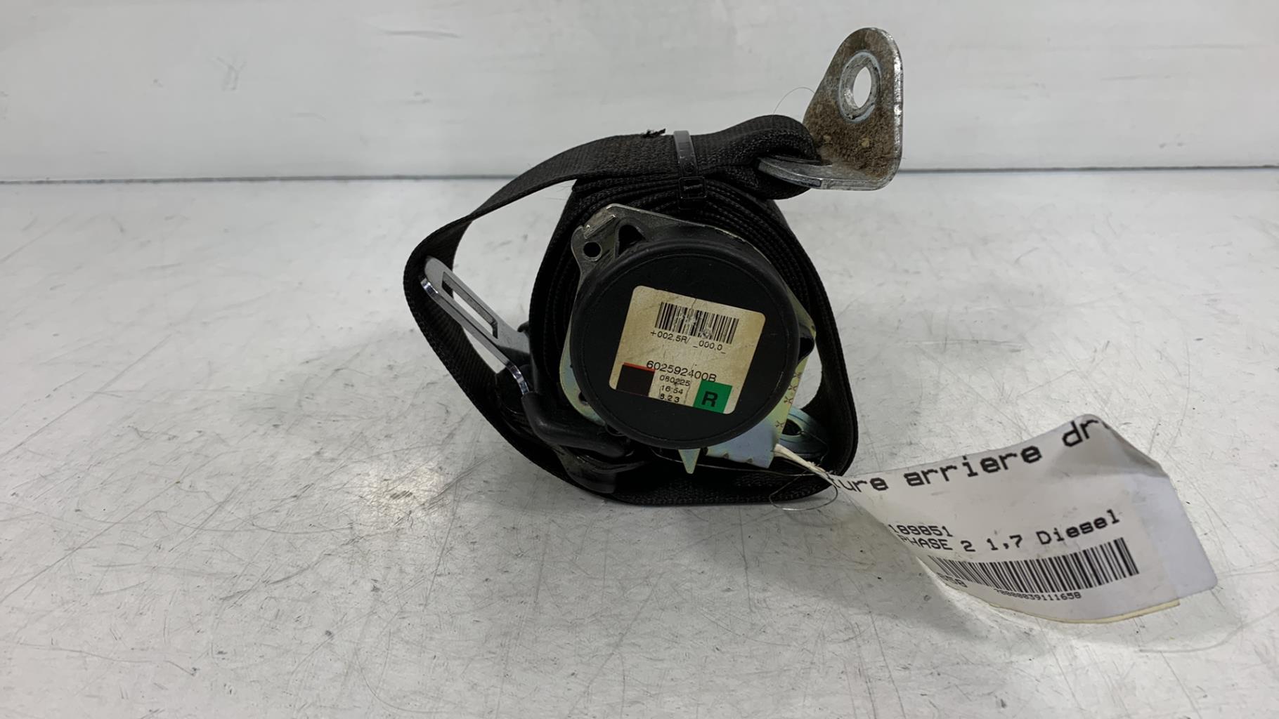 Cintura di sicurezza posteriore destra OPEL ZAFIRA B PHASE 2 Diésel - 1