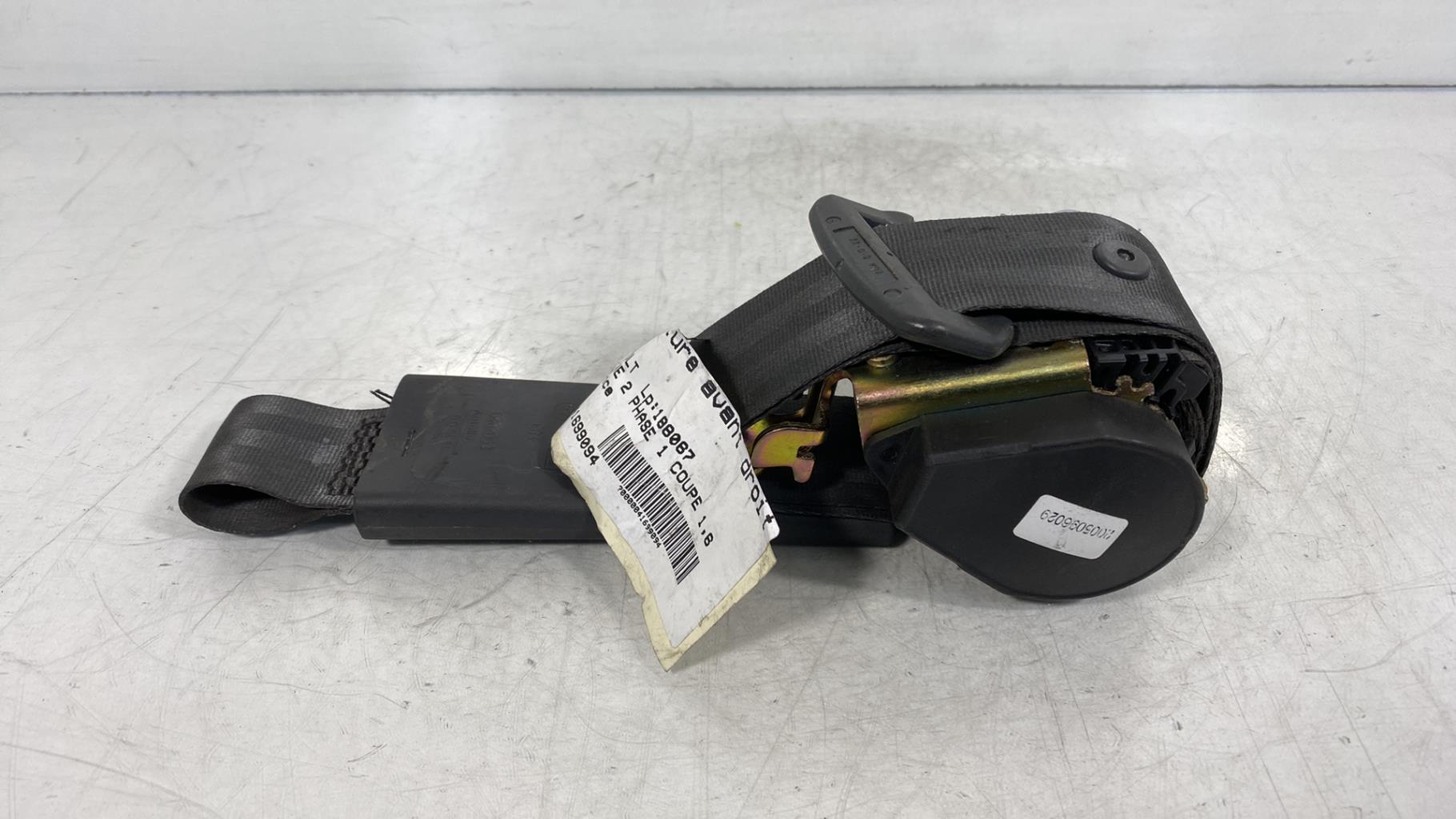 Cintura di sicurezza anteriore destra RENAULT MEGANE 2 PHASE 1 CABRIOLET Gasolina - 1