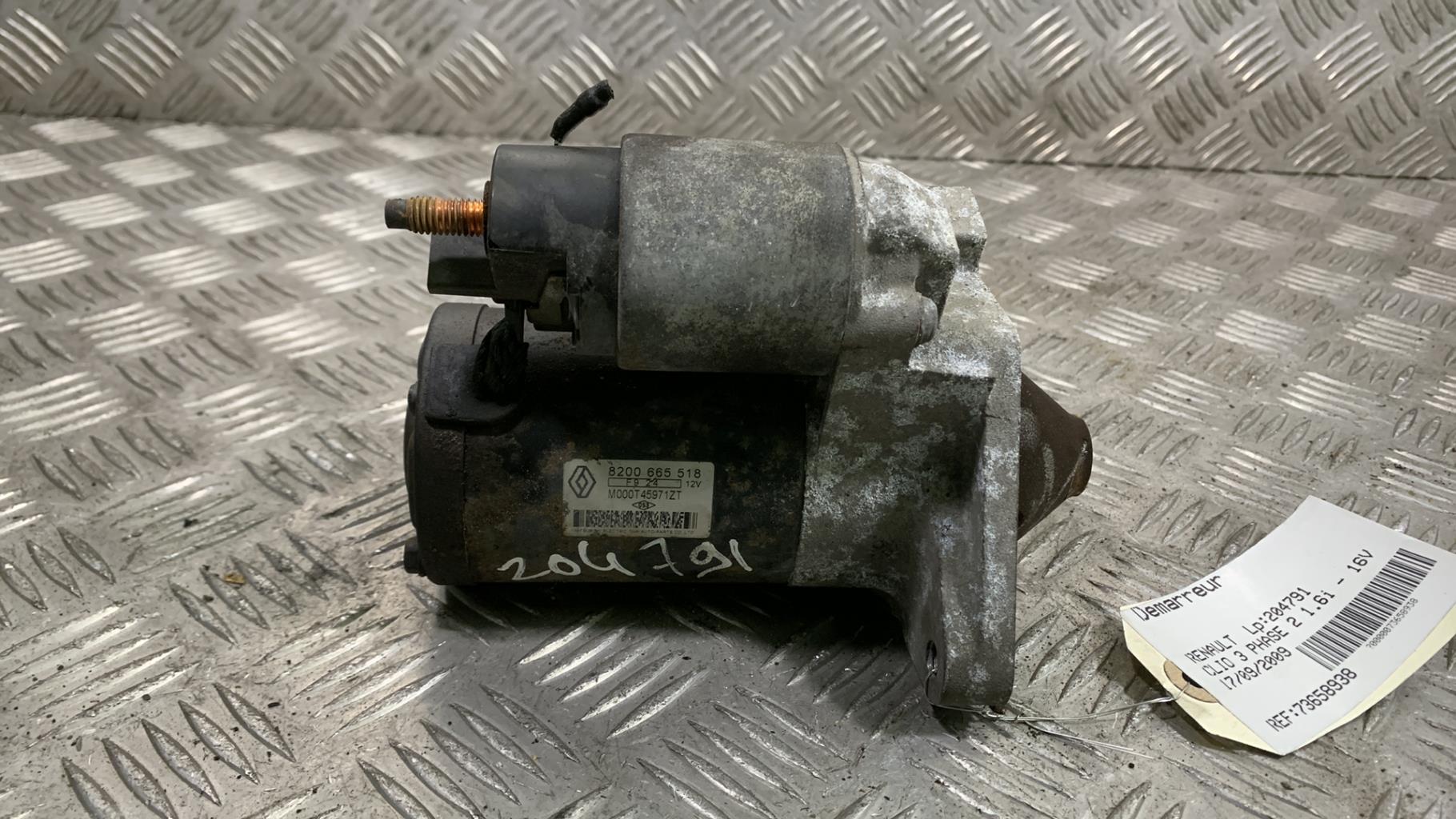 Demarreur RENAULT CLIO 3 PHASE 2 Essence - 1