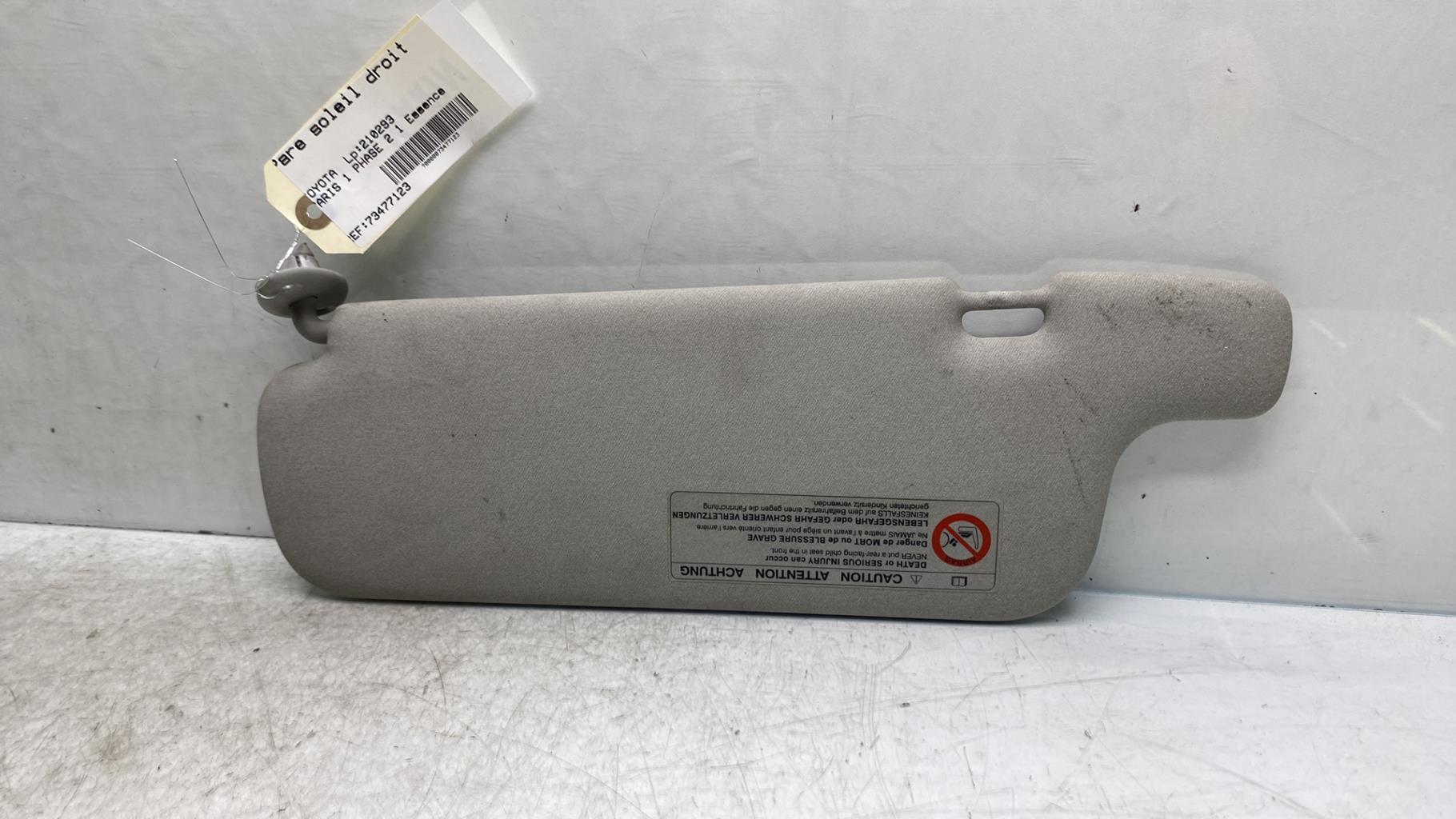 Visiera parasole destra TOYOTA YARIS 1 PHASE 2 Gasolina - 1