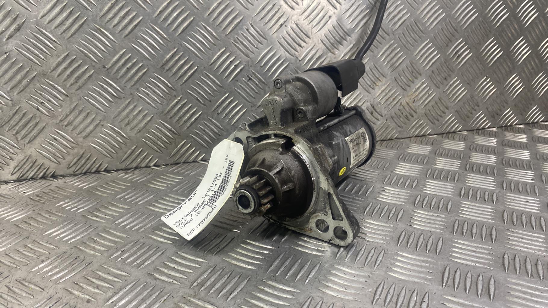 Demarreur VOLKSWAGEN GOLF 7 PHASE 1 Essence - 1