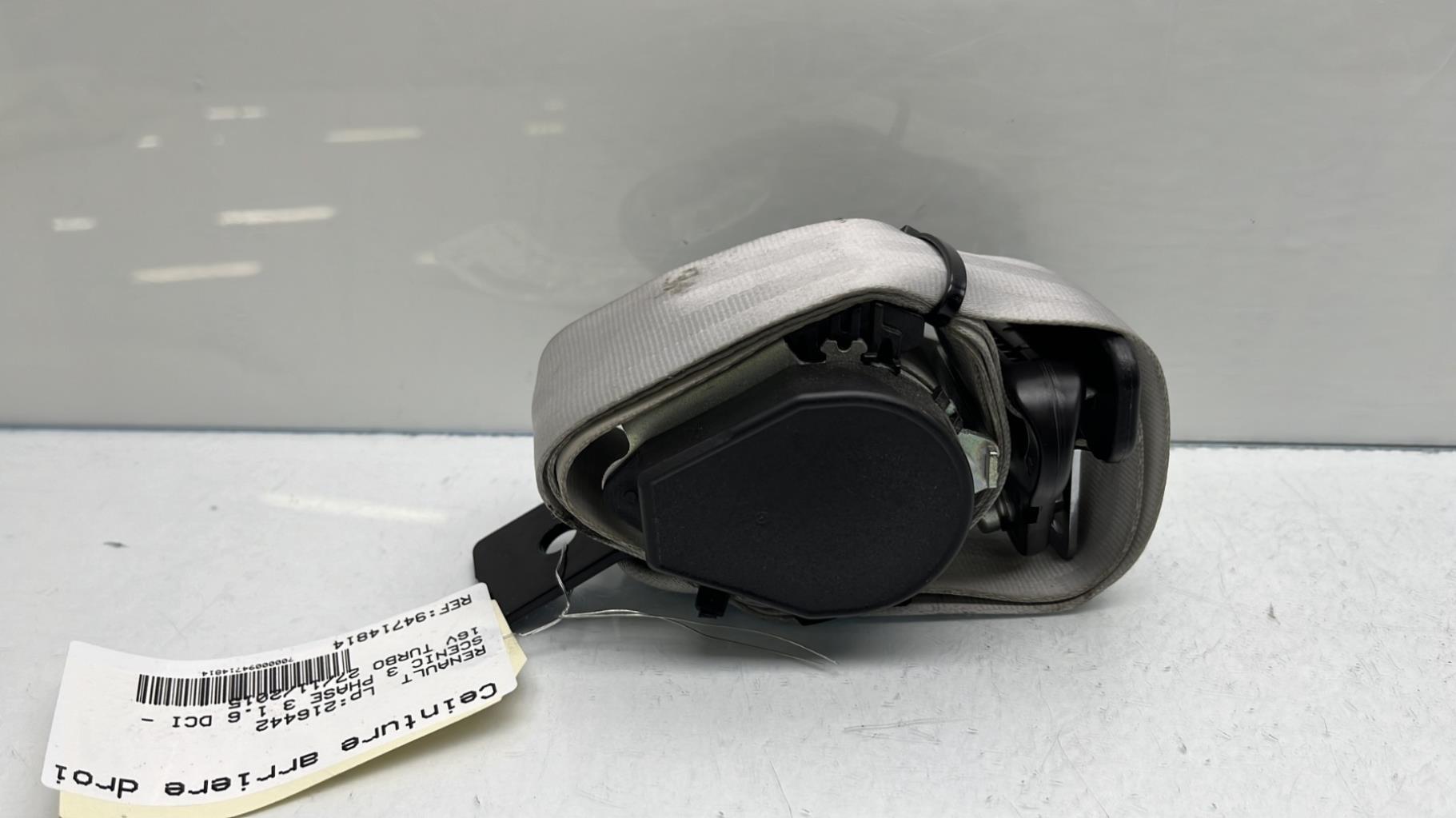 Cintura di sicurezza posteriore destra RENAULT SCENIC 3 PHASE 3 Diésel - 1