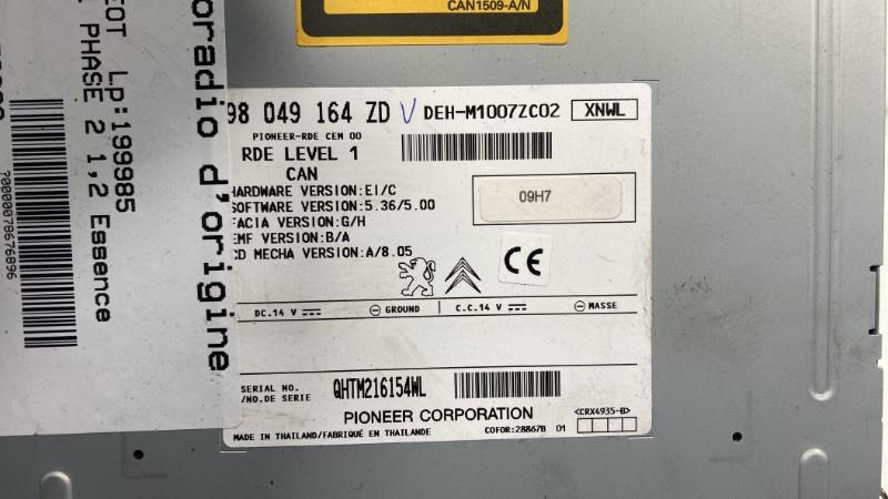 Autoradio originale PEUGEOT 208 1 PHASE 2 Gasolina - 1