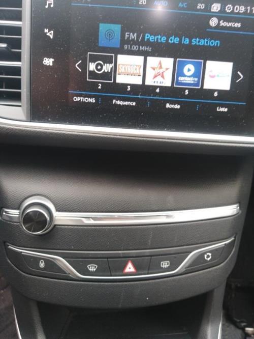 Poignée De Porte Avant Droit Pour PEUGEOT 308 2 Phase 1 - Rouge Foncé - Bon état