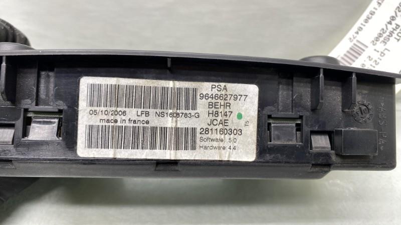 Commande chauffage PEUGEOT 307 PHASE 1 Diesel - 1
