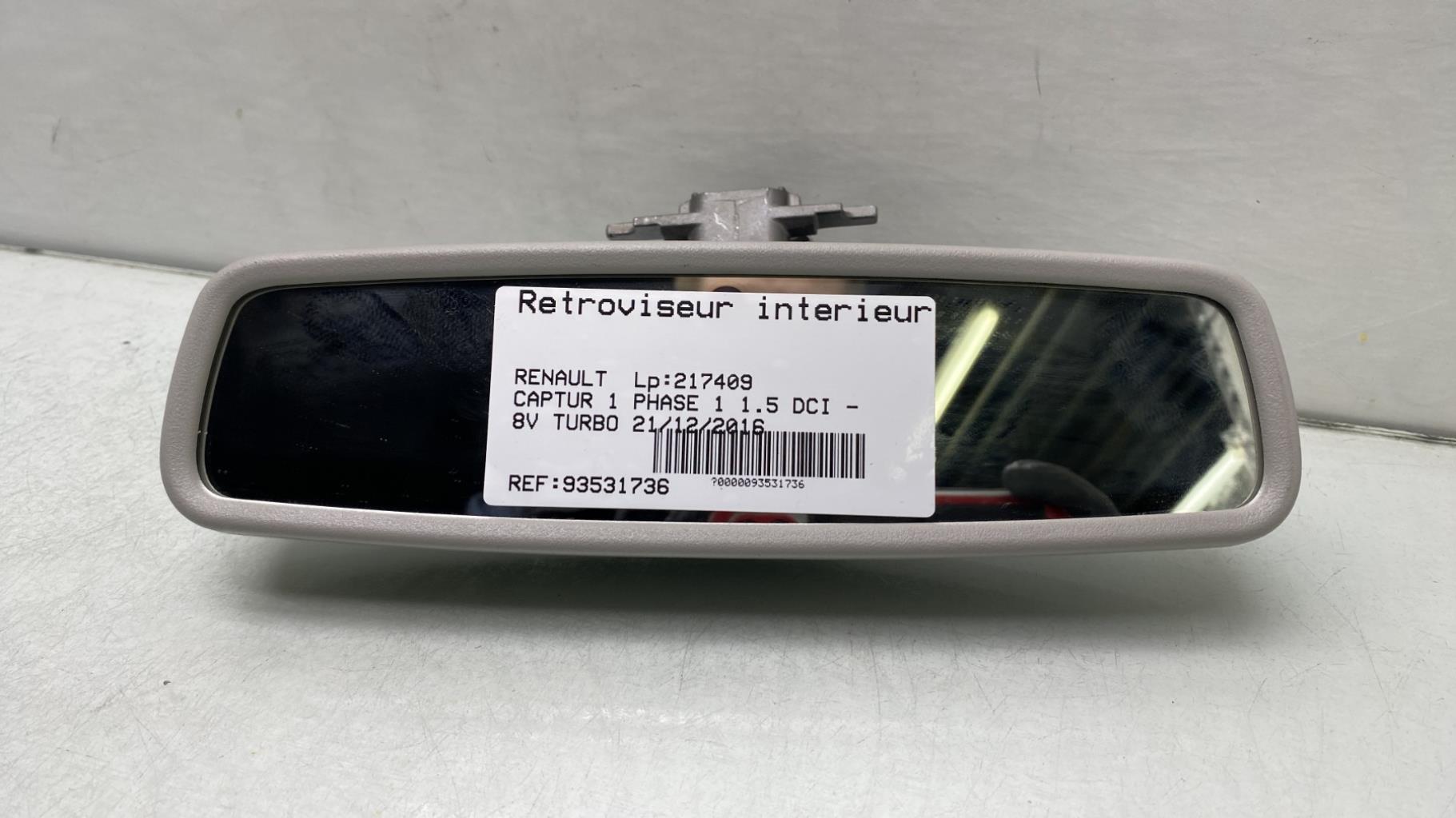 Retrovisor interior RENAULT CAPTUR 1 PHASE 1 Diésel - 1