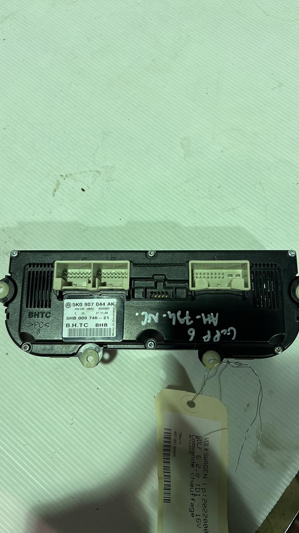 Commande chauffage VOLKSWAGEN GOLF 6 Diesel - 1