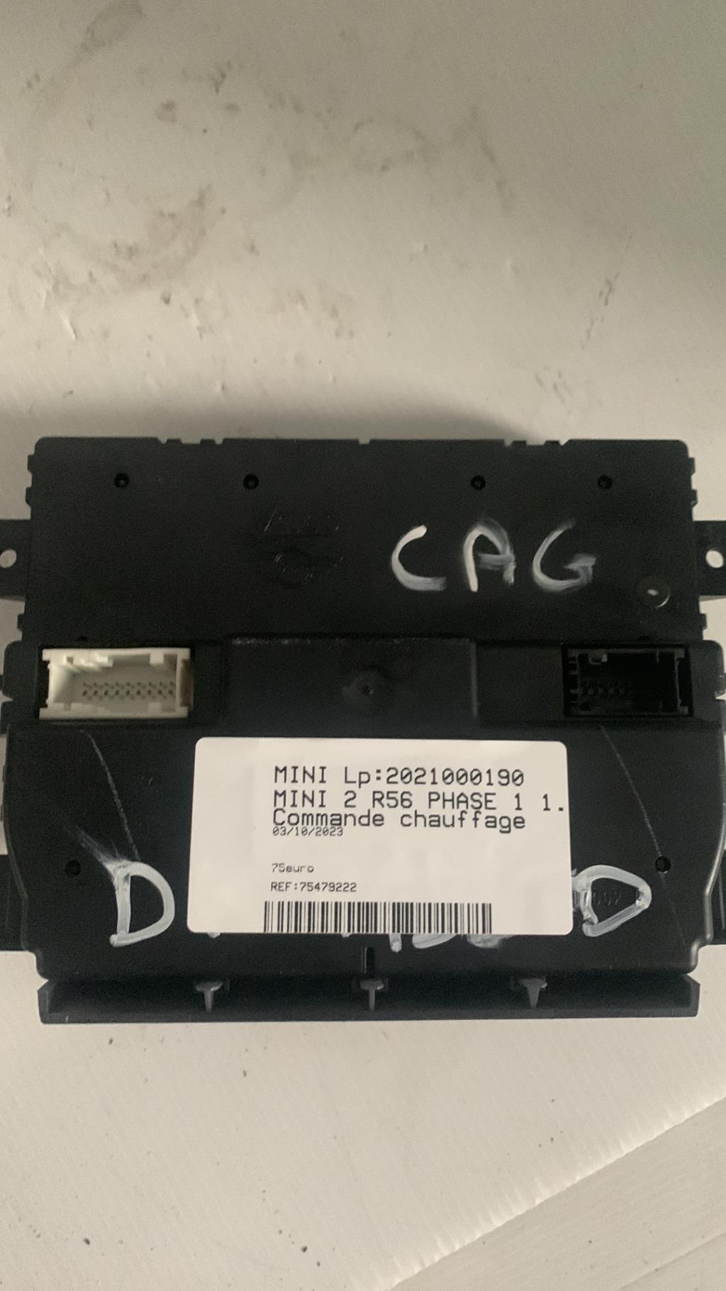 Commande chauffage MINI MINI 2 R56 PHASE 1 Diesel - 1