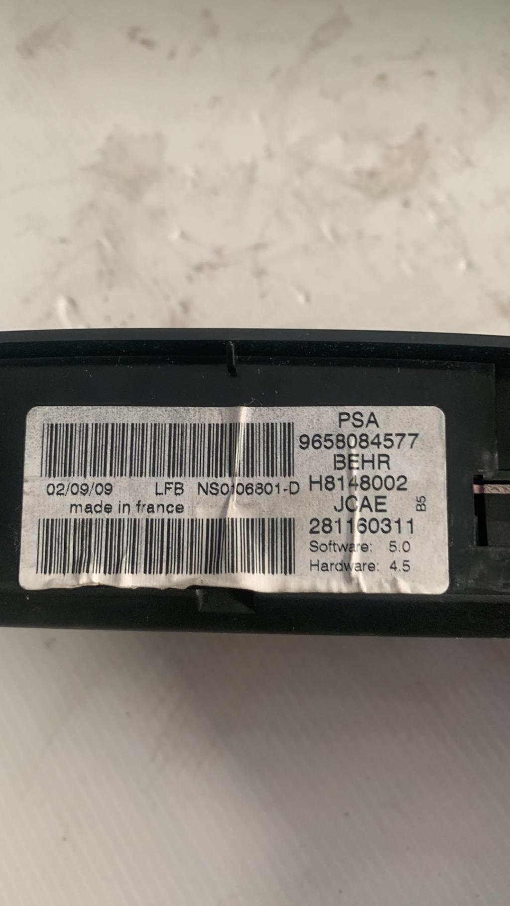 Commande chauffage CITROEN C4 1 PHASE 2 Diesel - 1