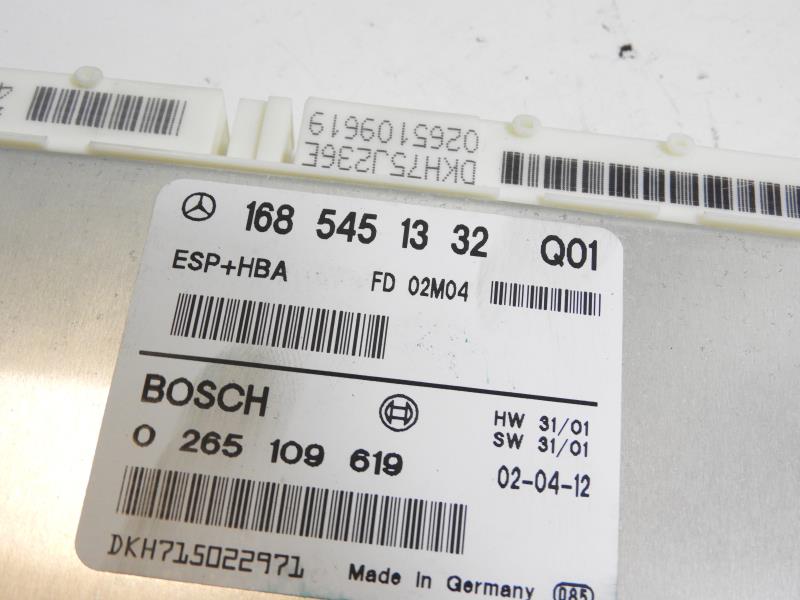 Image Calculateur boitier electronique ESP/ABS - MERCEDES CLASSE A 168