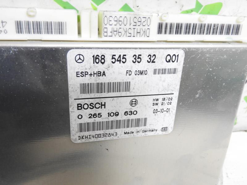 Image Calculateur boitier electronique ESP/ABS - MERCEDES CLASSE A 168