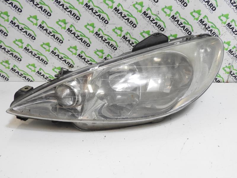 Image Optique avant principal gauche (feux)(phare) - PEUGEOT 206