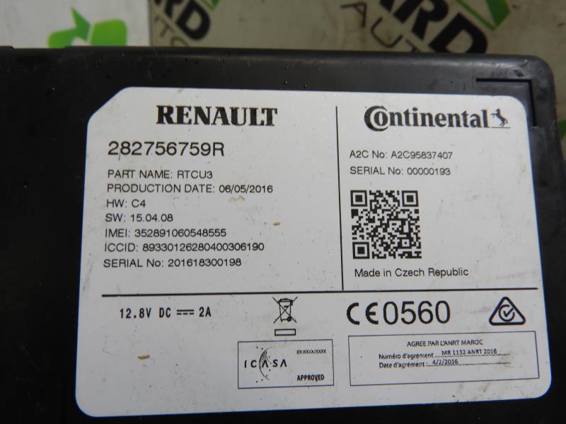 Calculateur RENAULT SCENIC 4 Diesel - 1