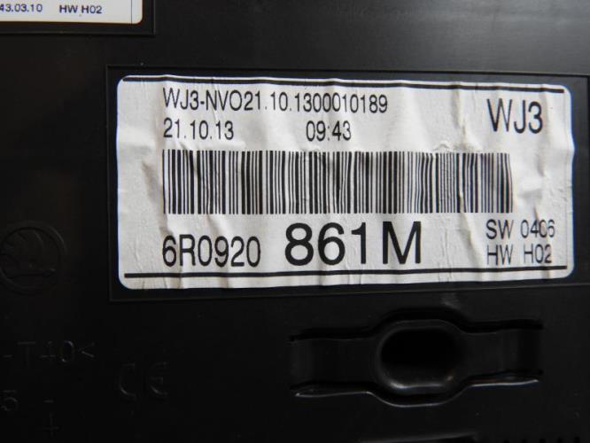Image Compteur - VOLKSWAGEN POLO 5