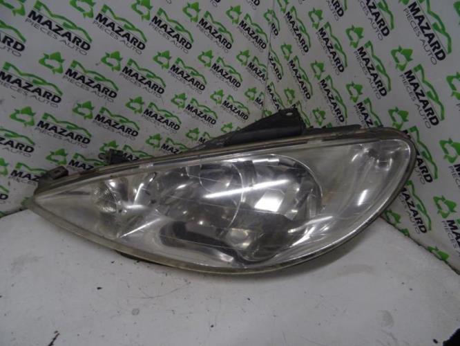 Image Optique avant principal gauche (feux)(phare) - PEUGEOT 206