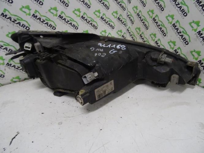 Image Optique avant principal gauche (feux)(phare) - PEUGEOT 206