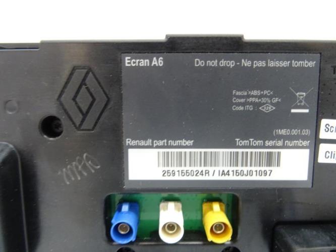 Image Ecran GPS - RENAULT CLIO 3