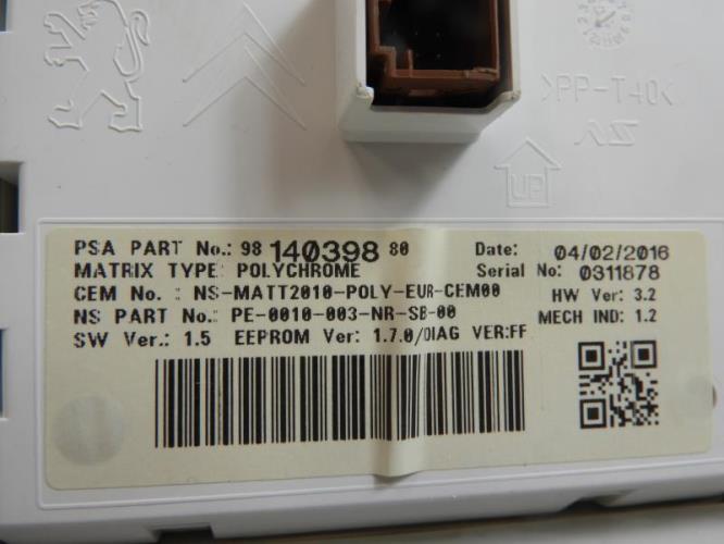 Image Compteur - PEUGEOT 208 1
