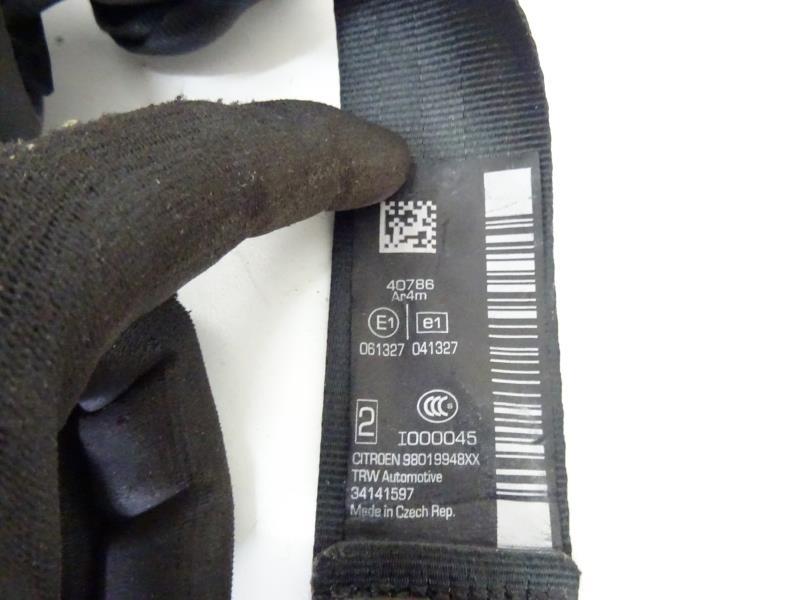 Cintura di sicurezza posteriore destra CITROEN C3 2 PHASE 2 Gasolina - 1