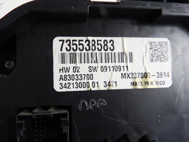 Commande chauffage FIAT 500 2 PHASE 1 Diesel - 1