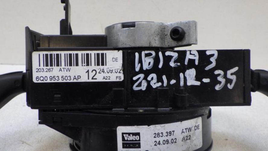 Image Com (Bloc Contacteur Tournant+Commodo Essuie Glace+Commodo Phare) - SEAT IBIZA 3