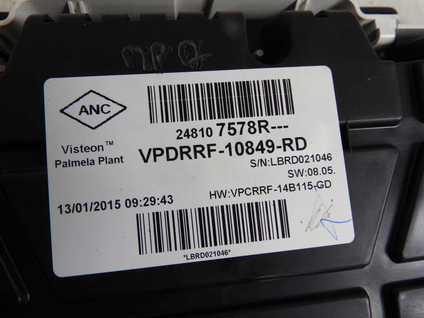 Compteur RENAULT CAPTUR 1 PHASE 1 Diesel - 1
