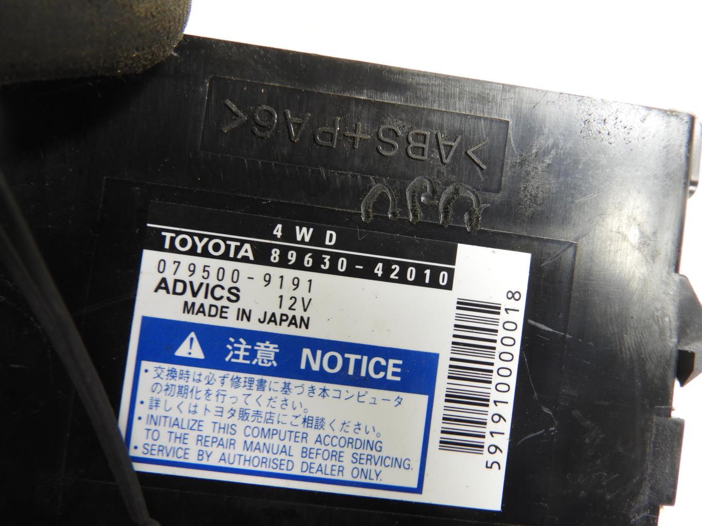 Commande de reglage suspension TOYOTA RAV4 3 PHASE 1 Diesel - 1