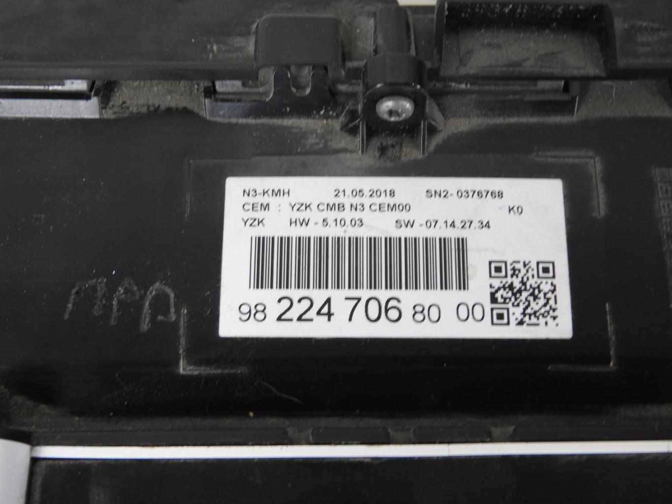 Compteur PEUGEOT EXPERT 3 PHASE 1 Diesel - 1