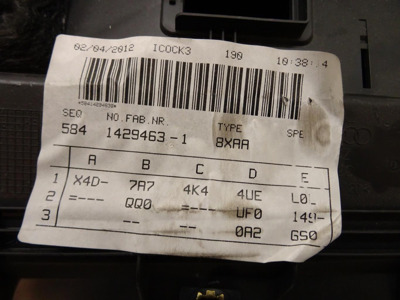 Boite a gants AUDI A1 1 PHASE 1 Essence - 1
