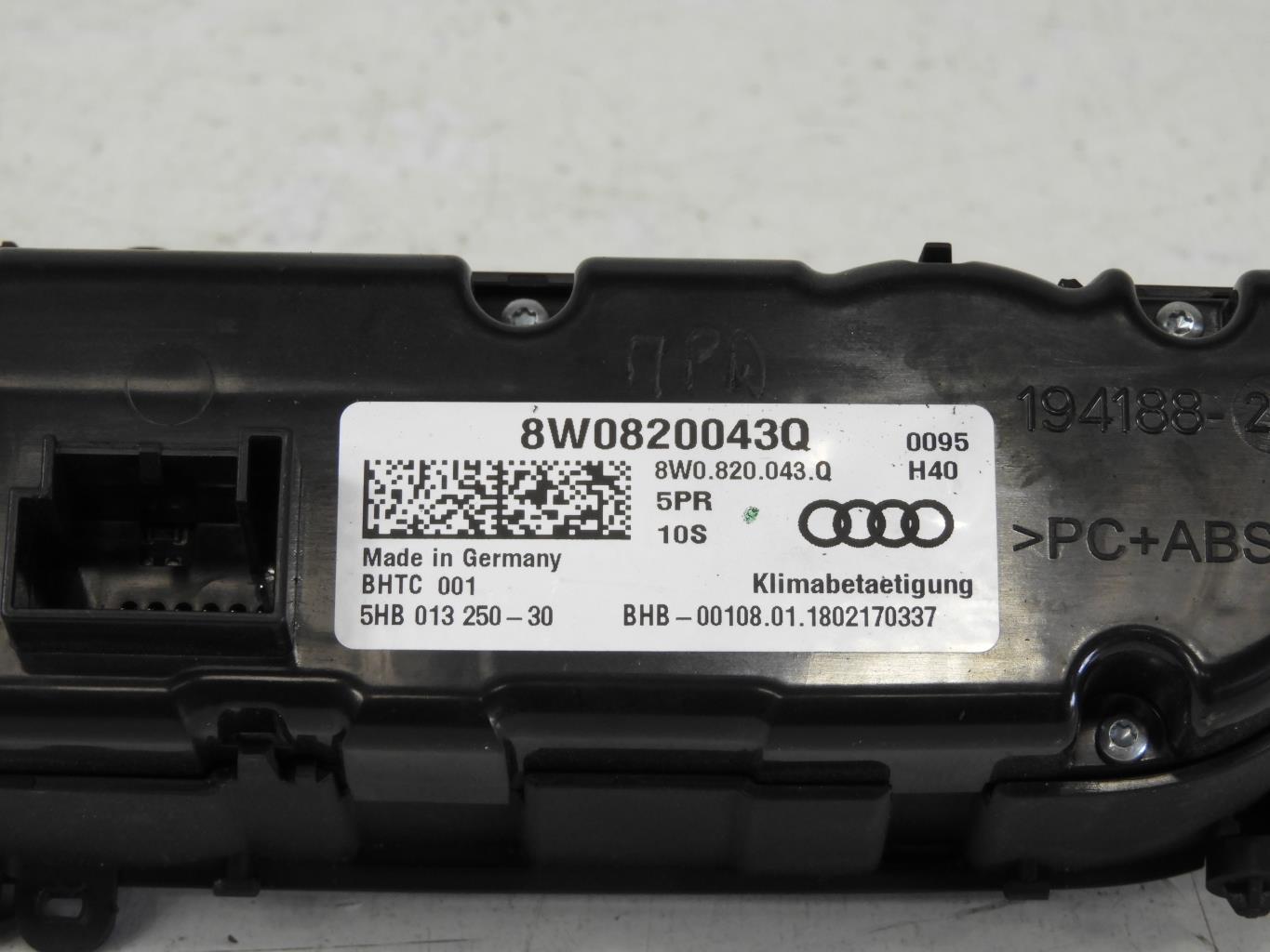 Commande chauffage AUDI A5 2 CABRIO S5 PHASE 2 Essence - 1