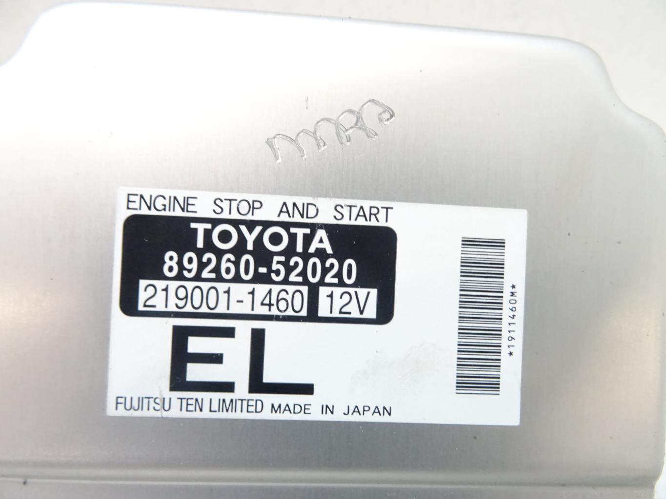 ECU start stop TOYOTA YARIS 2 PHASE 2 Essence - 1