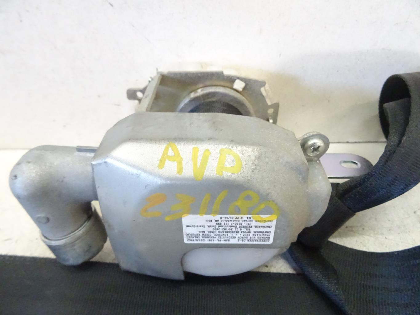Cintura di sicurezza anteriore destra PEUGEOT 107 PHASE 3 Gasolina - 1