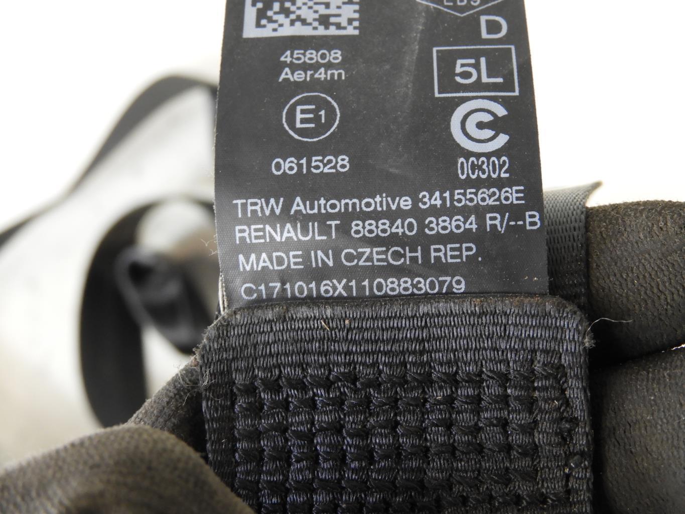 Cintura di sicurezza posteriore destra RENAULT TWINGO 3 PHASE 1 Gasolina - 1