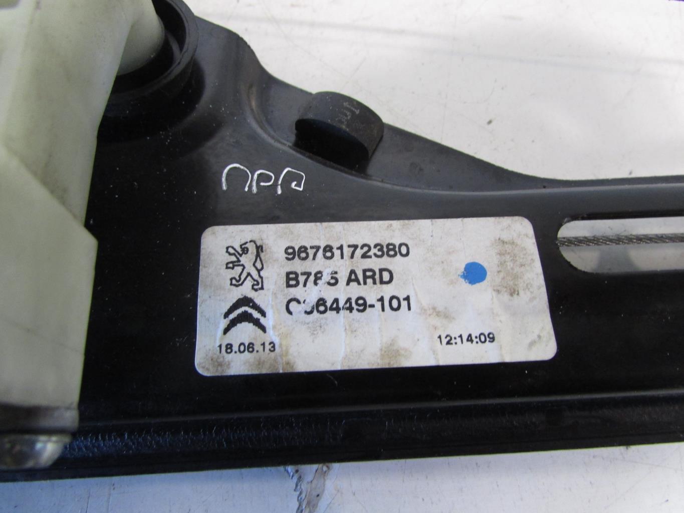 Alzacristalli elettrico posteriore destro CITROEN C4 PICASSO 2 PHASE 1 Gasolina - 1