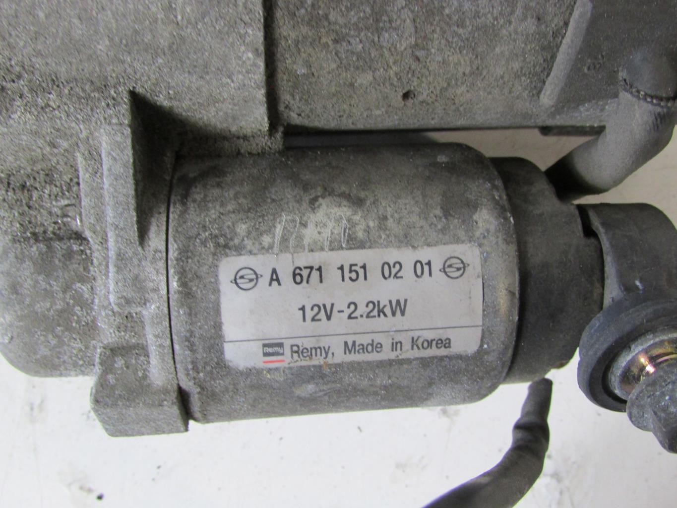 Motorino avviamento SSANGYONG KORANDO 2 PHASE 2 Diésel - 1