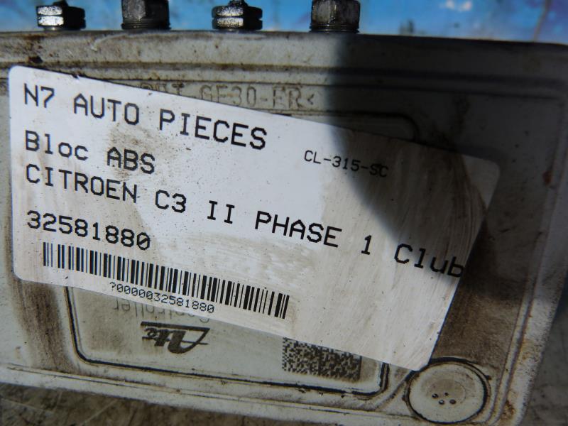 Blocco ABS (antibloccaggio freni) CITROEN C3 2 PHASE 1 Diésel - 1