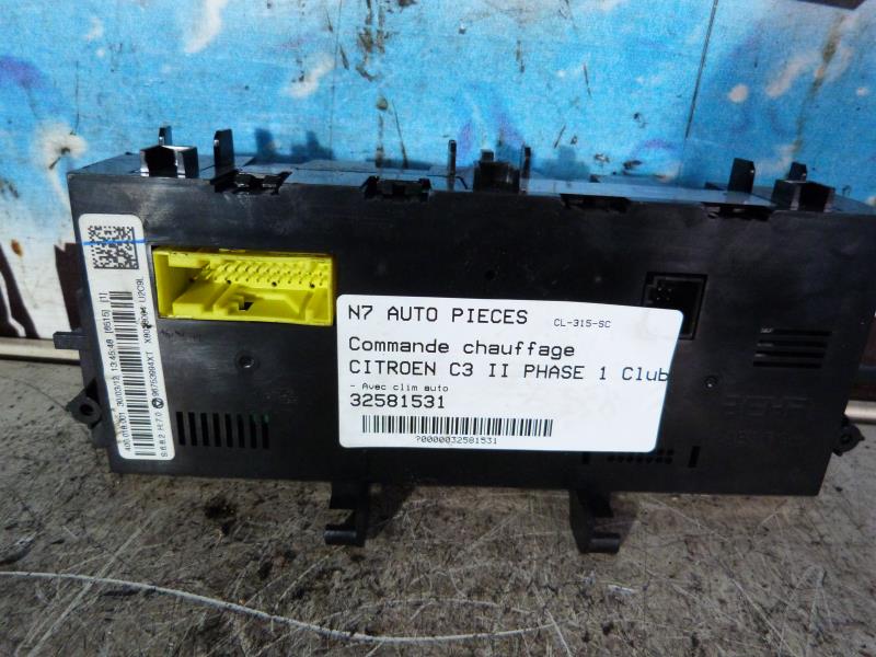 Commande chauffage CITROEN C3 2 PHASE 1 Diesel - 1