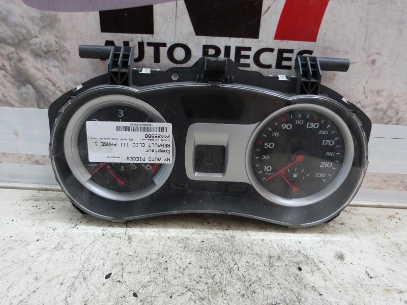 Compteur RENAULT CLIO 3 PHASE 1 Diesel - 1