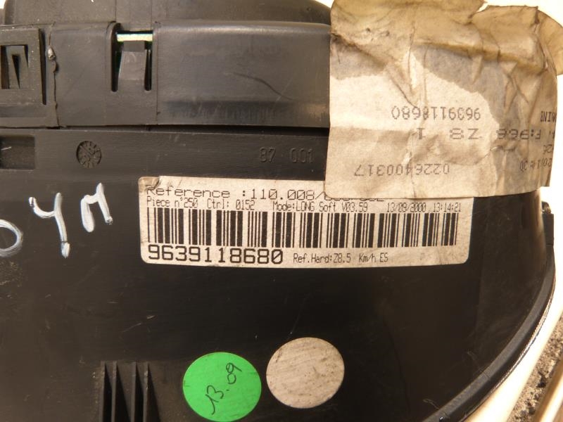 Compteur PEUGEOT 607 PHASE 1 Diesel - 1