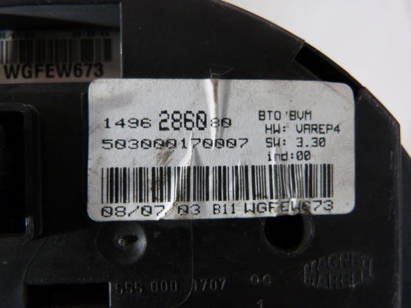 Compteur CITROEN C8 Diesel - 1