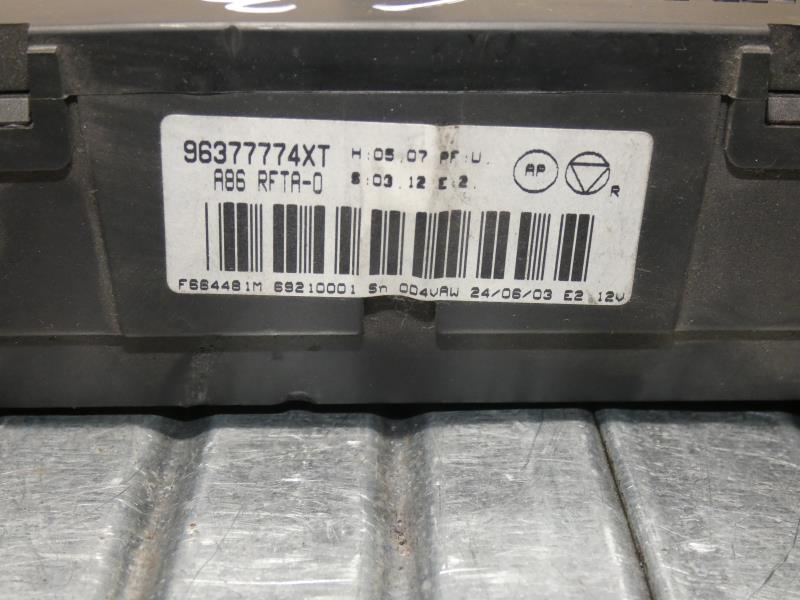 Commande chauffage CITROEN C3 PLURIEL  - 1