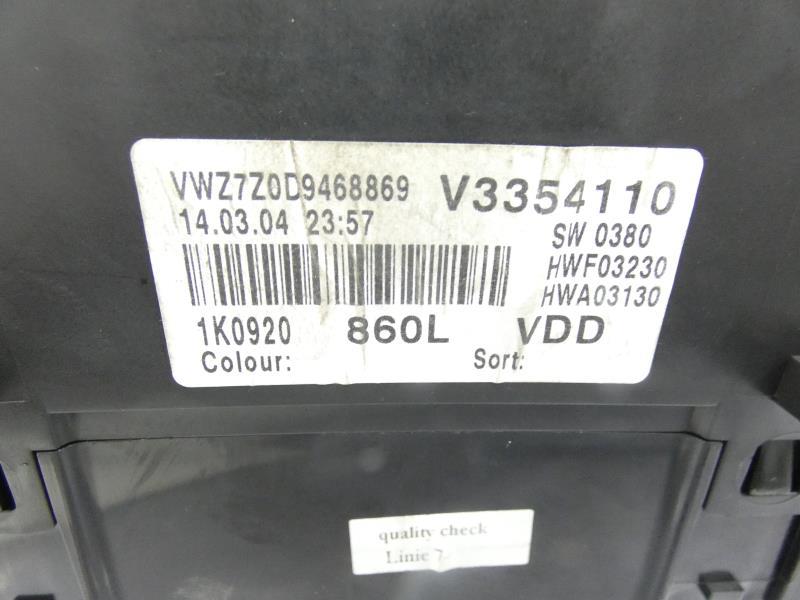 Compteur VOLKSWAGEN GOLF 5 Diesel - 1