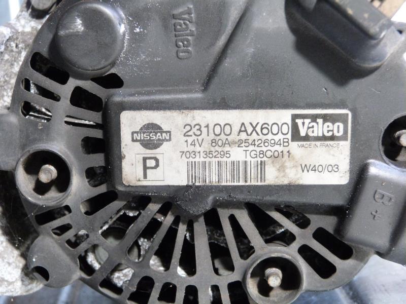 Alternatore NISSAN MICRA 3 PHASE 1 Gasolina - 1