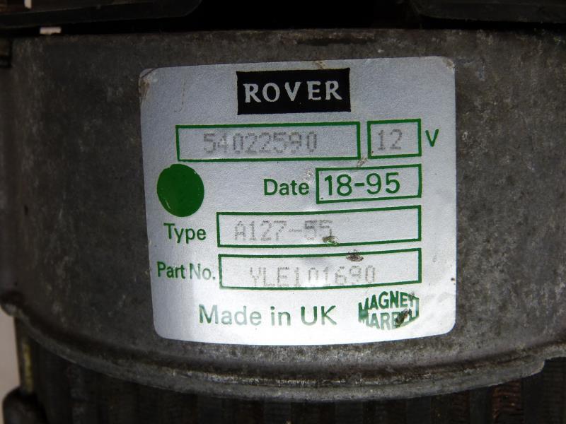 Alternateur ROVER 100 PHASE 2 Essence - 1