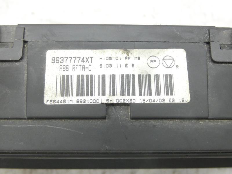 Commande chauffage CITROEN C3 1 PHASE 1 Essence - 1