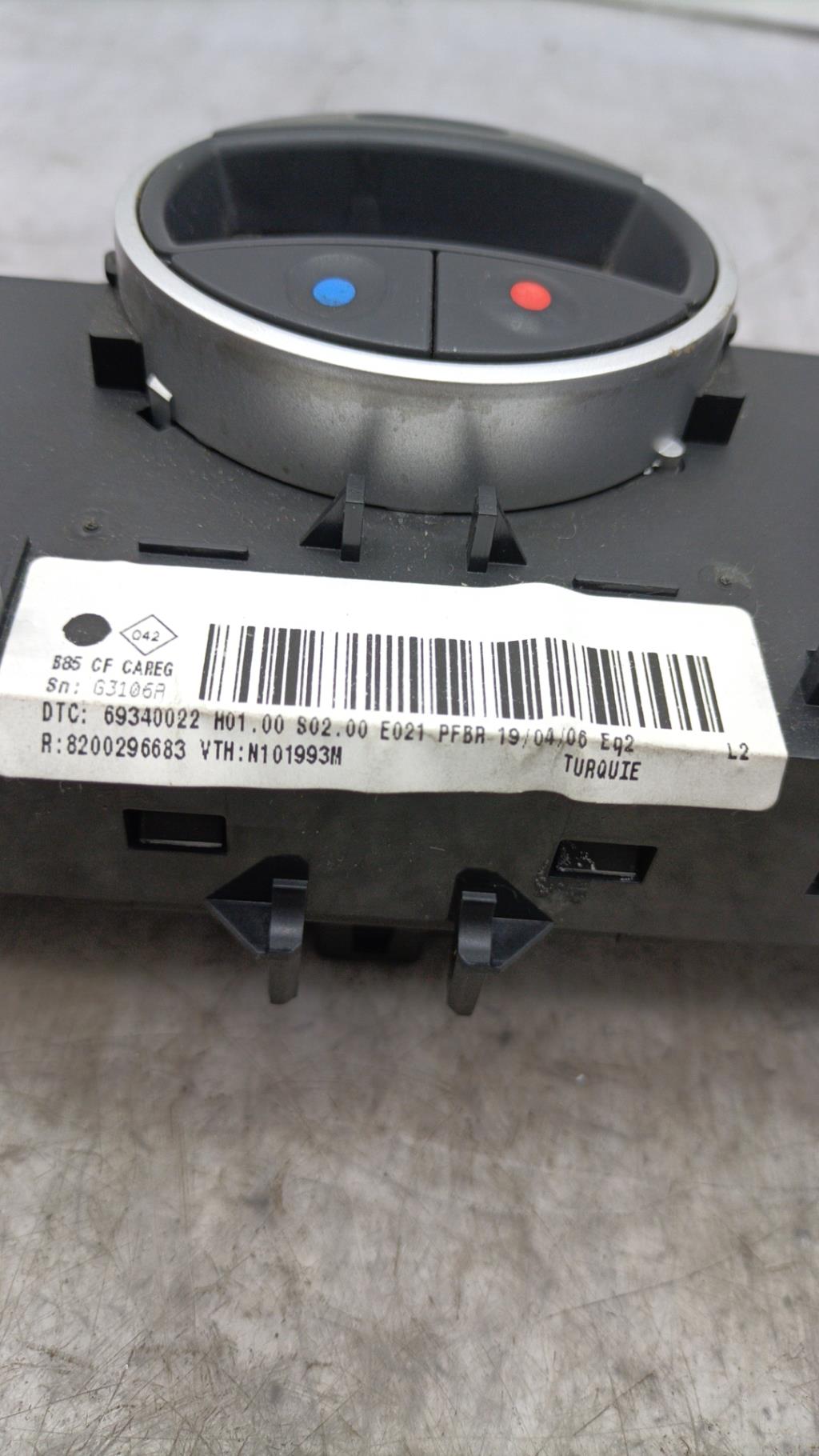 Commande chauffage RENAULT CLIO 3 PHASE 1 Diesel - 1
